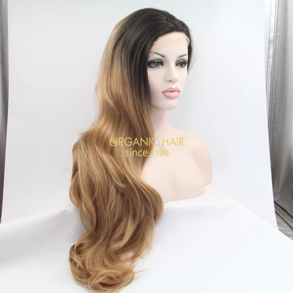 Large stock wholesale price synthetic lace wigs